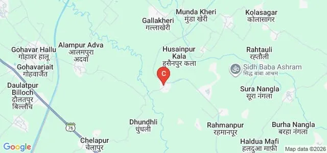 Dharamveer College of Education, Bijnor Map