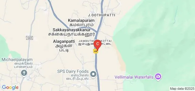 Sri Hayagreeva Arts and Science College, Dindigul Map