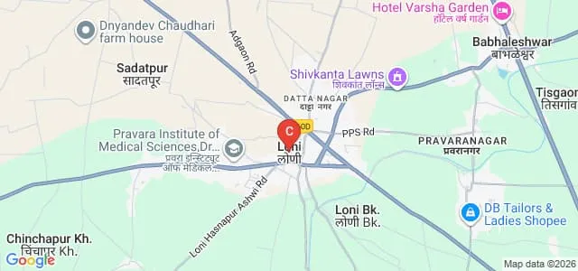 College of Agriculture, Loni Map