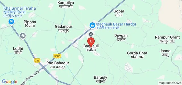 Dr BNKD Mahavidyalaya, Hardoi Map