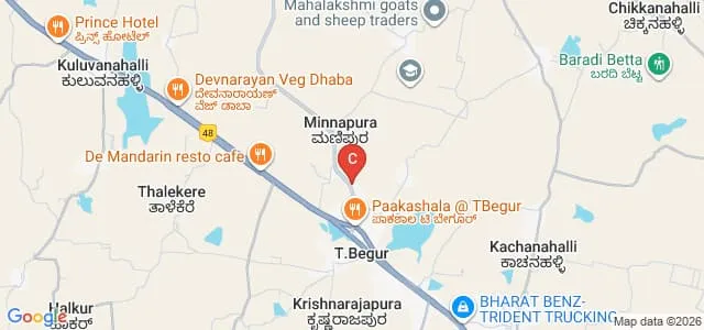 Ambika School and College of Nursing, Bangalore Map