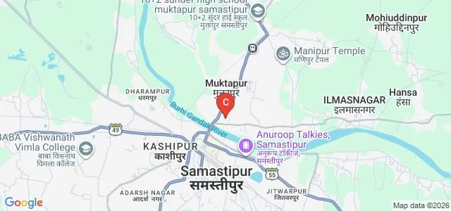 Maulana Mazharul Haque Teachers Training College, Samastipur Map