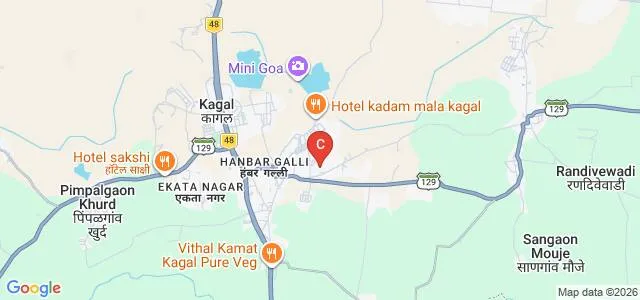 YD Mane Institute of Pharmacy, Kagal Map