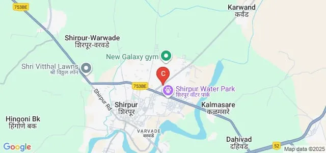 RC Patel Arts Commerce and Science College, Shirpur Map