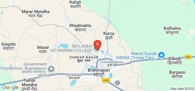 Nevjabai Hitkarini College, Bramhapuri Map
