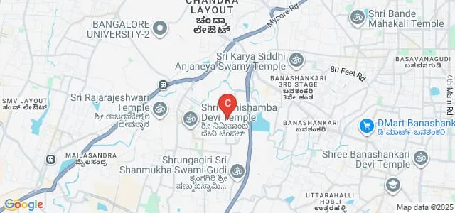 Global Academy of Technology, Bangalore Map