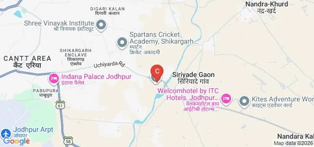 Vidhyashram Institute of Teachers Training, Jodhpur Map
