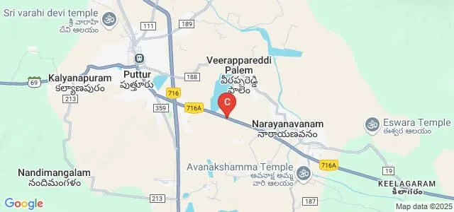Siddartha Institute of Science and Technology, Puttur Map
