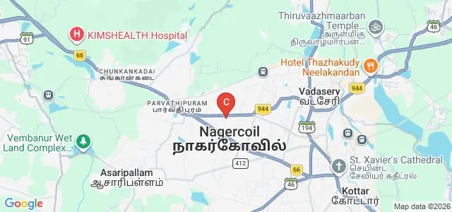 Pioneer Kumaraswamy College, Nagercoil Map