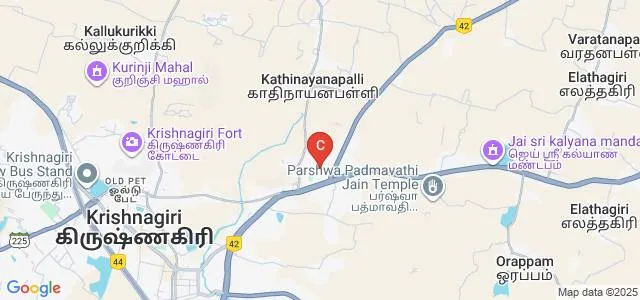 Government Polytechnic College, Krishnagiri Map