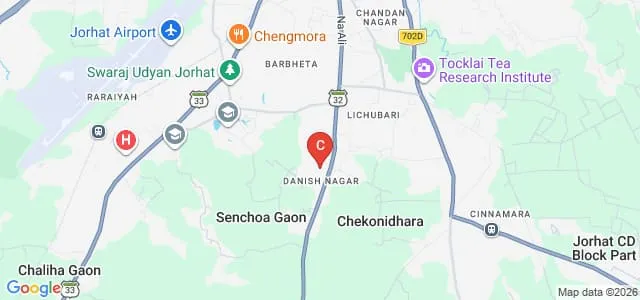 Bosco Institute, Jorhat Map