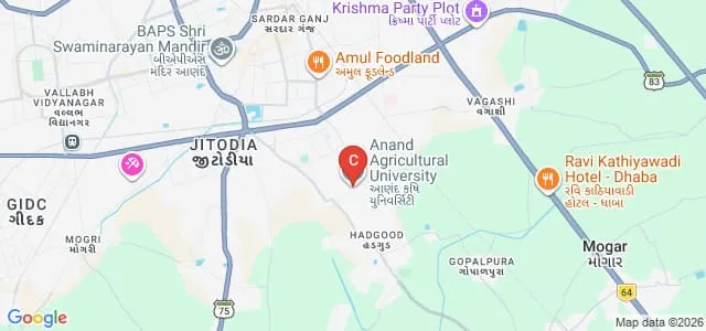 Sheth MC Polytechnic in Agriculture, Anand Map