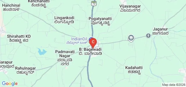 Bharatesh College of Education, Bellad Bagewadi Map