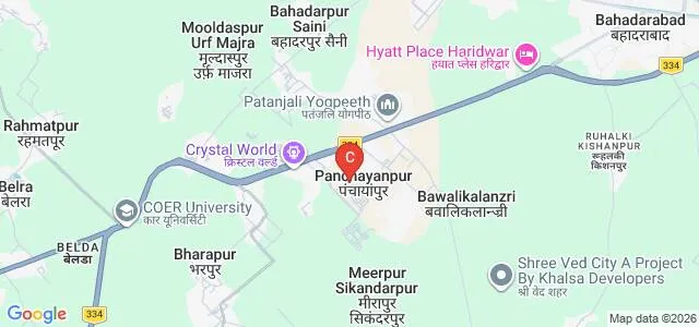 Om Bio Sciences and Pharma College, Haridwar Map