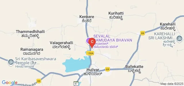 BMS Government First Grade College, Huliyar Map