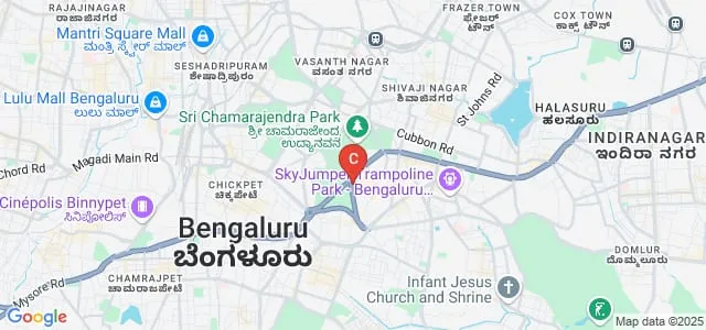 SSR College of Science and Management Studies, Bangalore Map