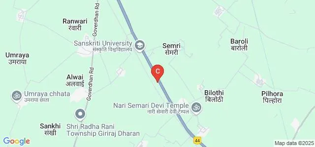 Shri Jee Baba Institute, Mathura Map