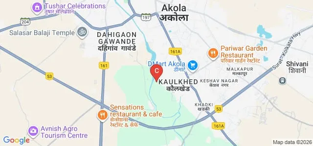Late Shri Ramraoji Gawande Institute of Pharmacy, Akola Map