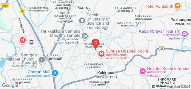 Bharata Mata College, Kochi Map
