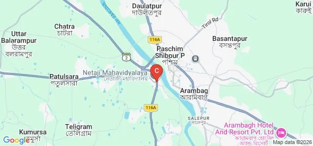 Netaji Mahavidyalaya, Arambagh Map