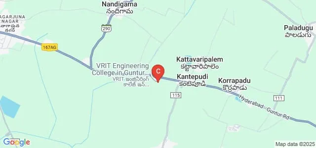 Nalanda Institute of PG Studies, Satenepalli Map