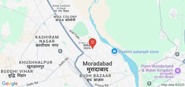 Dayanand Arya Kanya Degree College, Moradabad Map