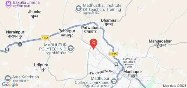 Chanakya Teachers Training College, Deoghar Map