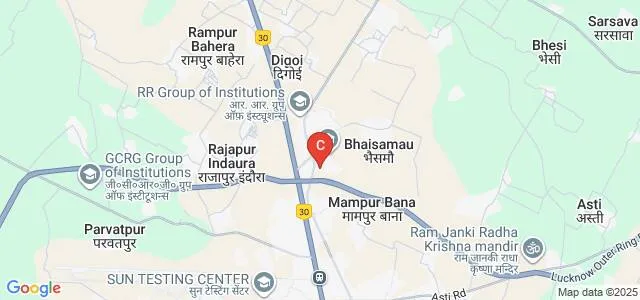 SRM Business School, Lucknow Map