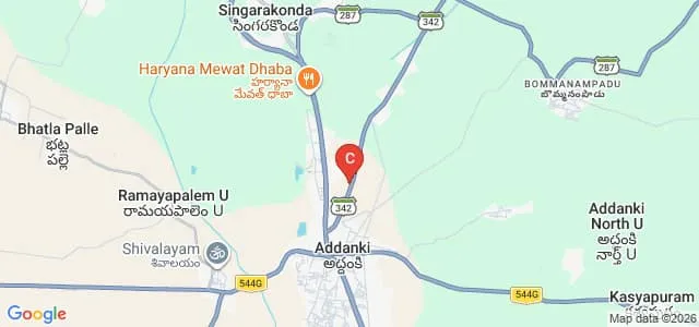 Sri Venkata Sai College of Education, Addanki Map