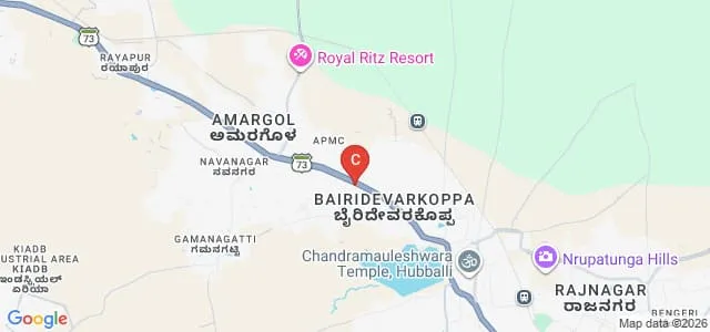 Sana College of Education, Hubli Map