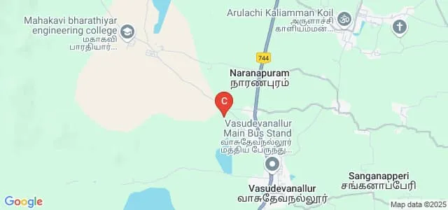 S Thangapazham Medical College of Naturopathy and Yogic Science Research Centre, Tenkasi Map