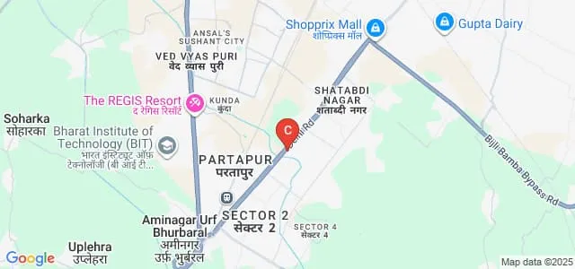 DN Polytechnic, Meerut Map