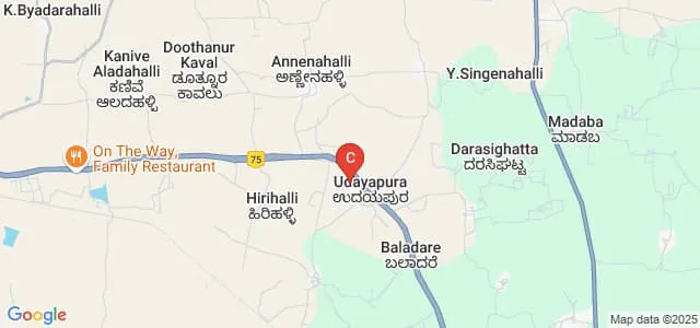 Government First Grade College, Udayapura Map