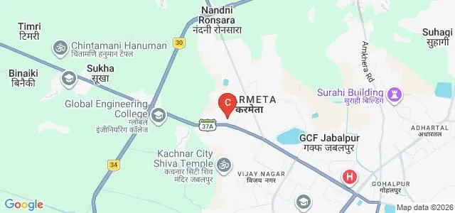 Dr Radhakrishnan College of Education, Jabalpur Map
