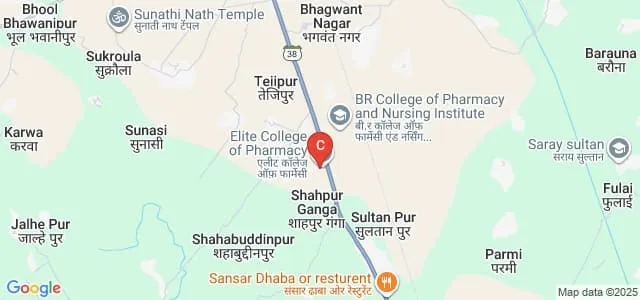 Elite College of Pharmacy, Hardoi Map