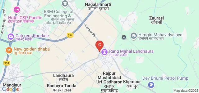 Chaman Lal Degree College, Haridwar Map