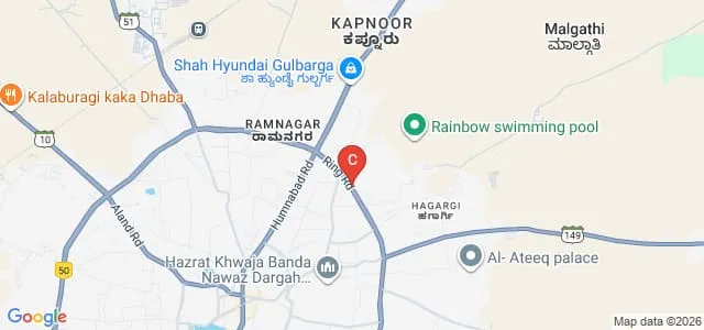 Tipu Sultan Unani Medical College and Hospital, Gulbarga Map
