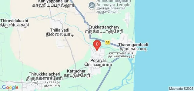 TBML College, Porayar Map