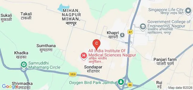 City Pride College, Nagpur Map