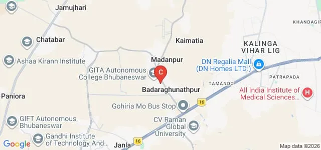 Gandhi Engineering College, Bhubaneswar Map