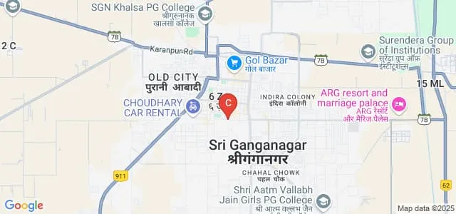 Agarwal Girls College, Sri Ganganagar Map