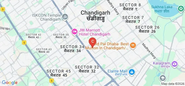 Government College of Education, Chandigarh Map