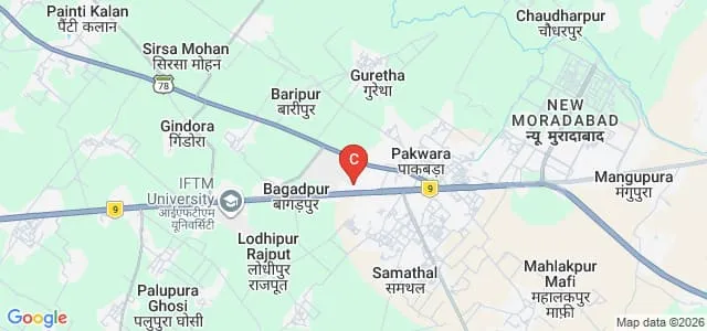 Teerthanker Mahaveer Dental College and Research Centre, Moradabad Map