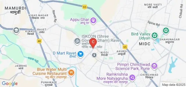 Rasiklal M Dhariwal Institute of Management, Pune Map