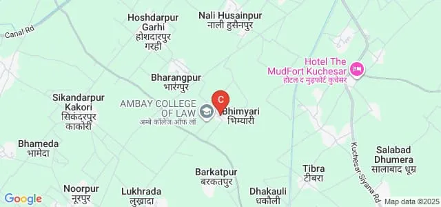 Ambay College of Law, Hapur Map