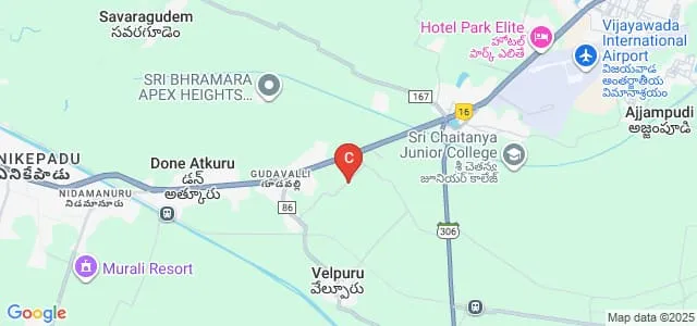 Sri Chaitanya DJR Institute of Technology, Krishna Map