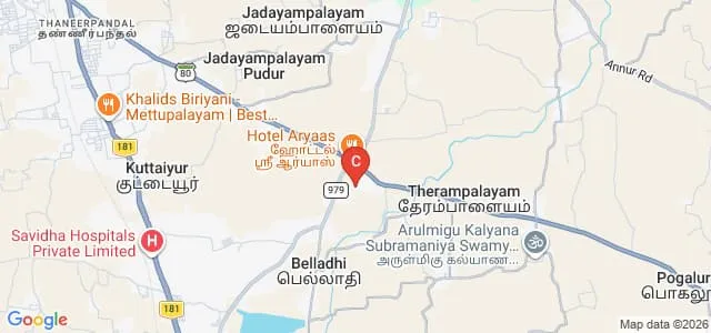 Shiri Kumaran College of Arts and Science, Coimbatore Map
