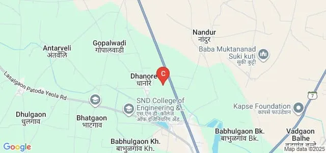 Matoshri Institute of Pharmacy, Dhanore Map