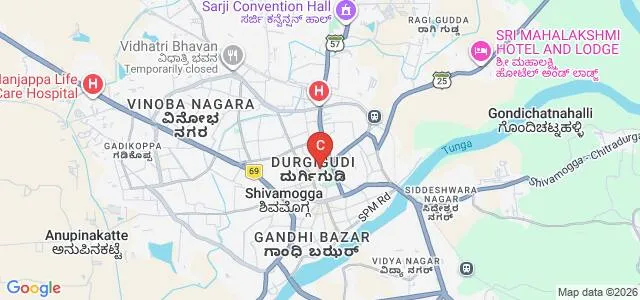 National College of Education, Shivamogga Map
