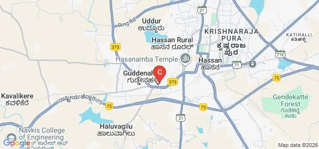 Sri Dharmasthala Manjunatheshwara College of Ayurveda and Hospital, Hassan Map